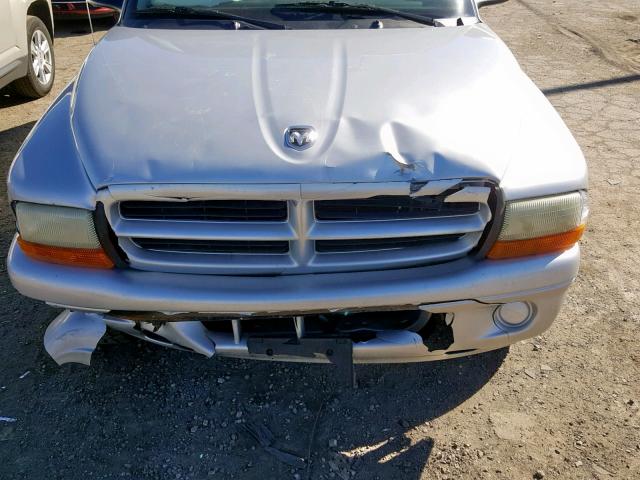 1D4HR38N83F529579 - 2003 DODGE DURANGO SP SILVER photo 7