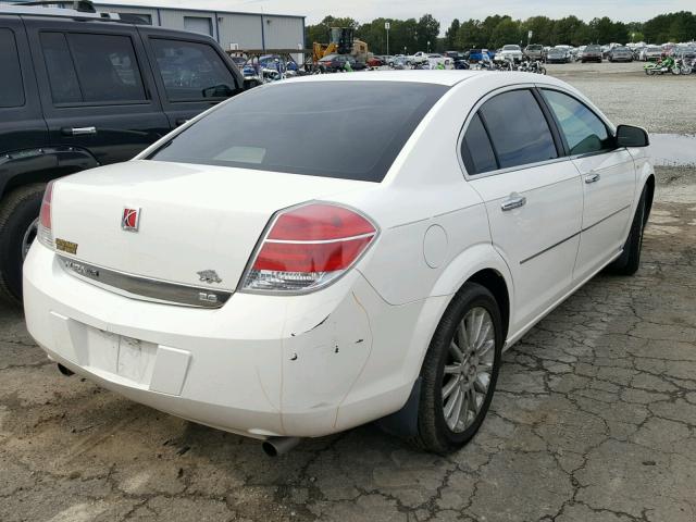 1G8ZV57798F134727 - 2008 SATURN AURA XR WHITE photo 4