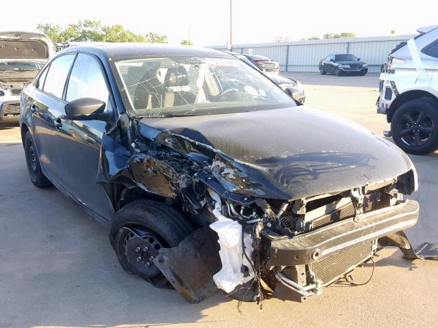 3VW2K7AJ7EM311476 - 2014 VOLKSWAGEN JETTA BASE BLACK photo 1
