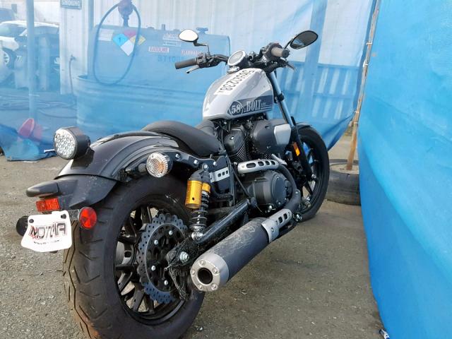 JYAVN05Y2JA003768 - 2018 YAMAHA XVS950 CU GRAY photo 4