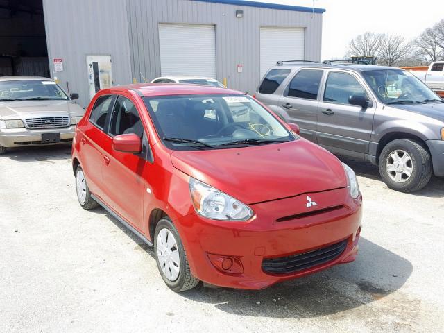 ML32A3HJ4FH040454 - 2015 MITSUBISHI MIRAGE DE RED photo 1