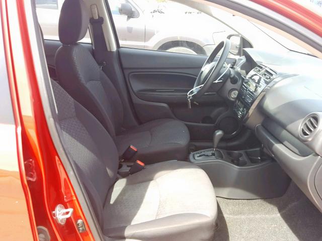 ML32A3HJ4FH040454 - 2015 MITSUBISHI MIRAGE DE RED photo 5