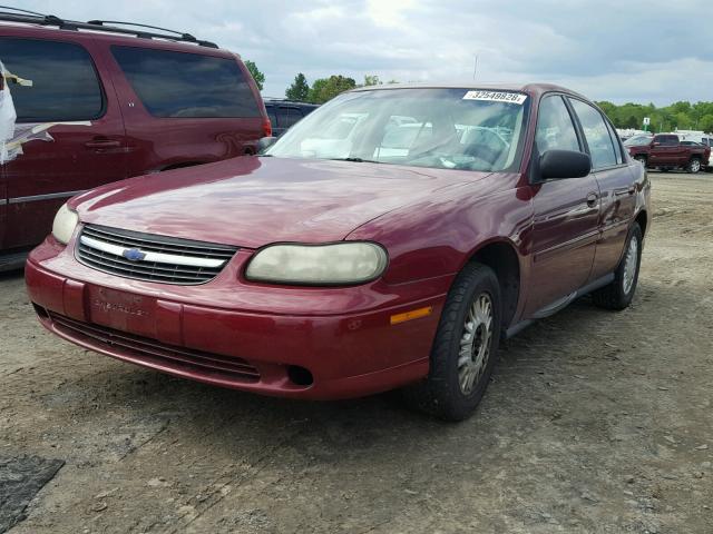 1G1ND52F54M566834 - 2004 CHEVROLET CLASSIC MAROON photo 2