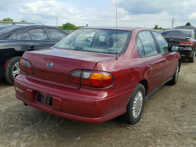 1G1ND52F54M566834 - 2004 CHEVROLET CLASSIC MAROON photo 4