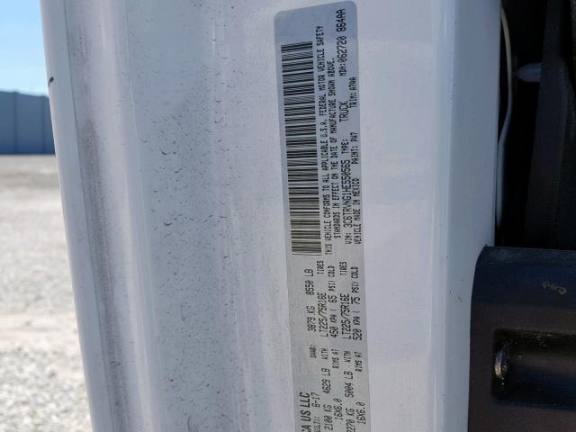 3C6TRVNG1HE550565 - 2017 RAM PROMASTER WHITE photo 10