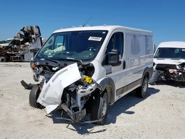 3C6TRVNG1HE550565 - 2017 RAM PROMASTER WHITE photo 2