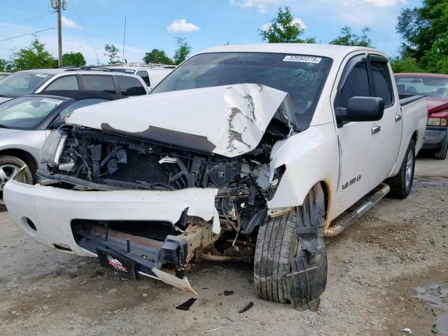 1N6BA0EK1BN309978 - 2011 NISSAN TITAN S WHITE photo 2