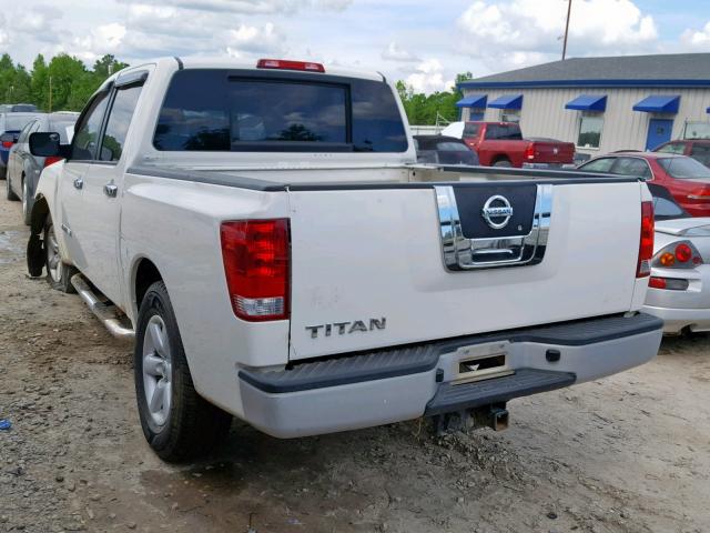 1N6BA0EK1BN309978 - 2011 NISSAN TITAN S WHITE photo 3