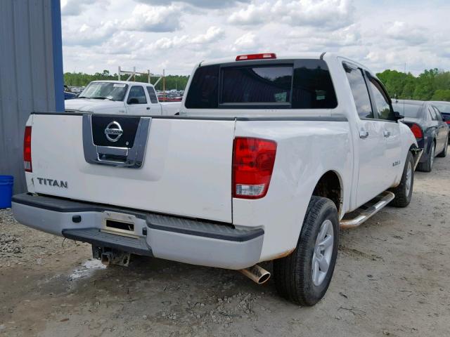 1N6BA0EK1BN309978 - 2011 NISSAN TITAN S WHITE photo 4