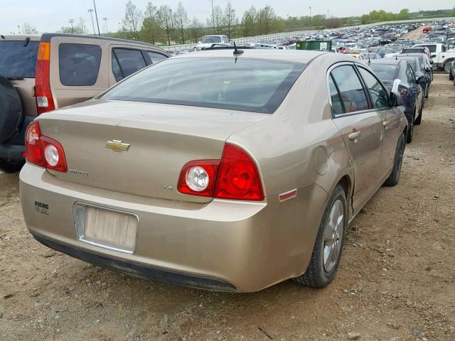 1G1ZG57B08F281211 - 2008 CHEVROLET MALIBU LS TAN photo 4
