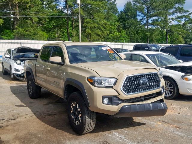 3TMAZ5CN4JM076639 - 2018 TOYOTA TACOMA DOU TAN photo 1