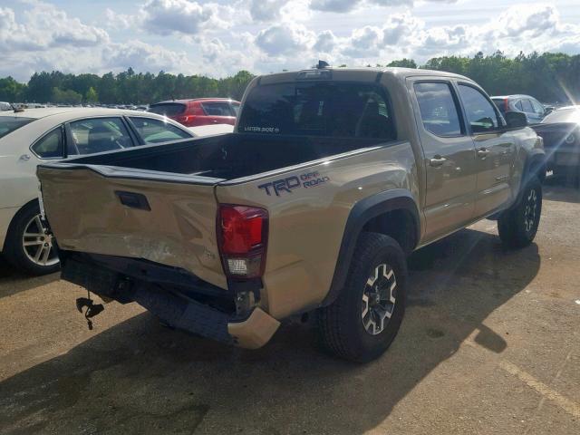 3TMAZ5CN4JM076639 - 2018 TOYOTA TACOMA DOU TAN photo 4