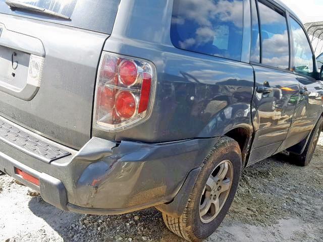 5FNYF28298B020733 - 2008 HONDA PILOT VP GRAY photo 9