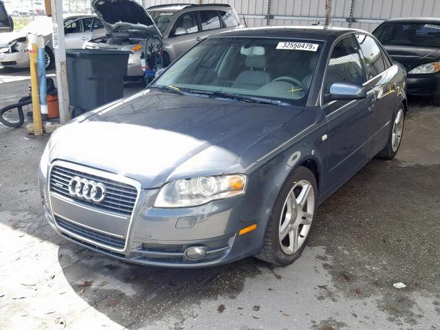 WAUDG68E85A515892 - 2005 AUDI A4 3.2 QUA GRAY photo 2