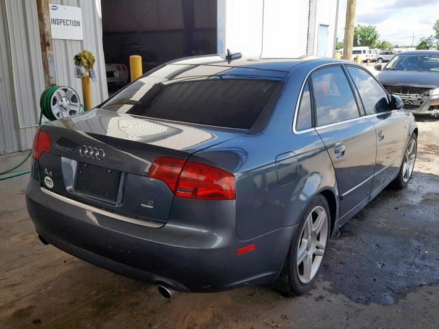 WAUDG68E85A515892 - 2005 AUDI A4 3.2 QUA GRAY photo 4