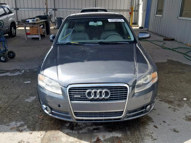 WAUDG68E85A515892 - 2005 AUDI A4 3.2 QUA GRAY photo 9