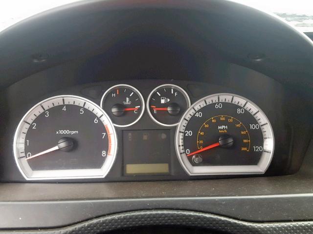 KL1TD56677B039474 - 2007 CHEVROLET AVEO BASE Қызыл фото 8