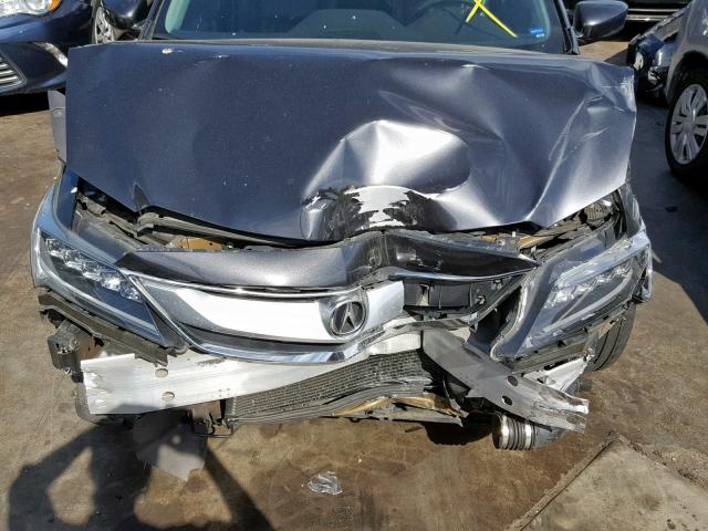 19UDE2F74GA002276 - 2016 ACURA ILX PREMIU GRAY photo 7