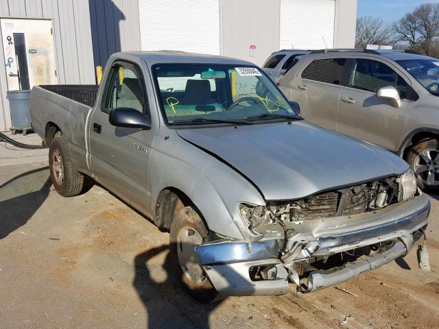 5TENL42N81Z755962 - 2001 TOYOTA TACOMA SILVER photo 1