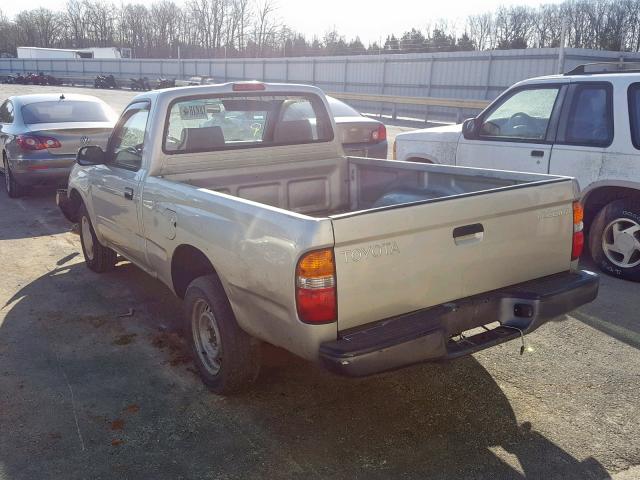 5TENL42N81Z755962 - 2001 TOYOTA TACOMA SILVER photo 3