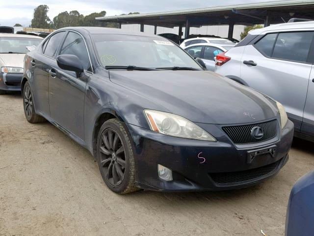 JTHBK262485079841 - 2008 LEXUS IS 250 BLACK photo 1