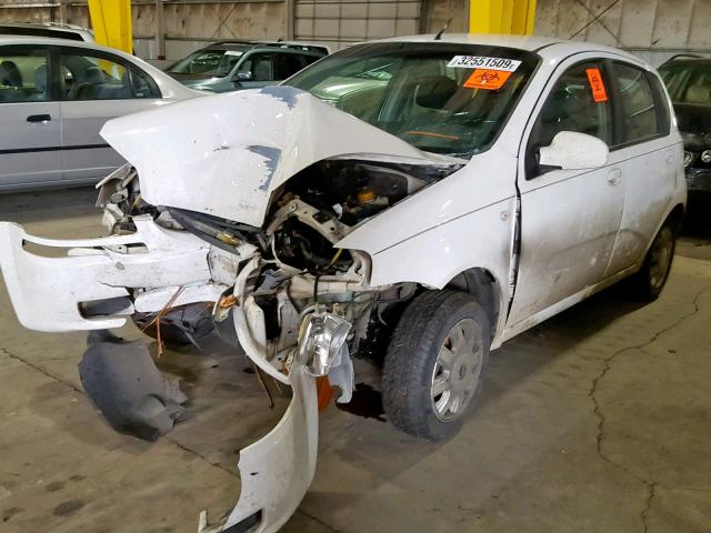 KL1TD66667B704967 - 2007 CHEVROLET AVEO BASE Ağ foto 2