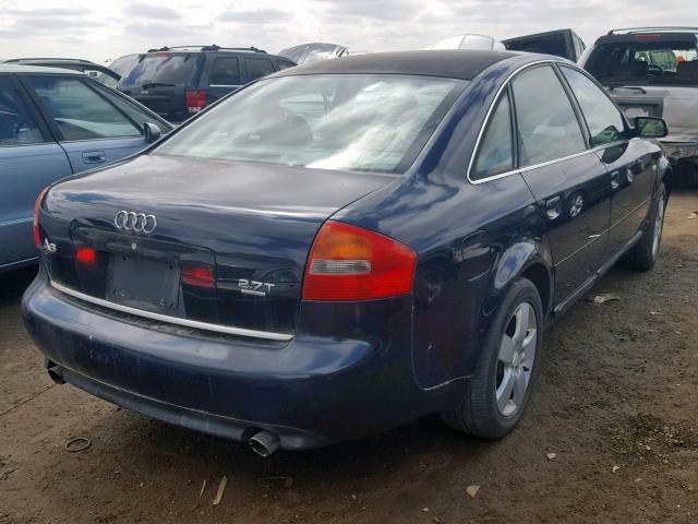 WAULD64BX2N020081 - 2002 AUDI A6 2.7T QU BLUE photo 4