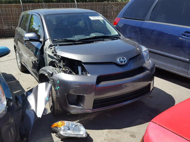 JTKKU4B46C1022550 - 2012 TOYOTA SCION XD GRAY photo 1