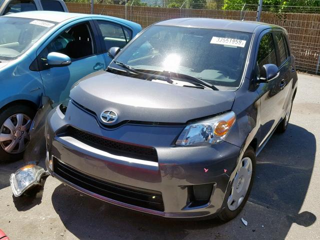 JTKKU4B46C1022550 - 2012 TOYOTA SCION XD GRAY photo 2