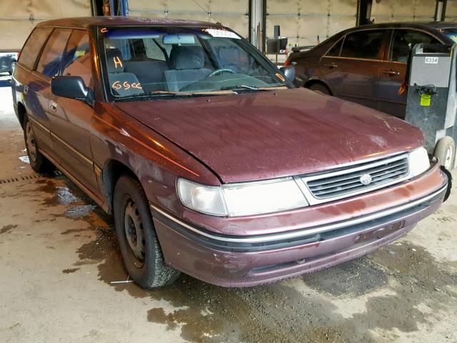 4S3BJ6328N9915087 - 1992 SUBARU LEGACY L BURGUNDY photo 1