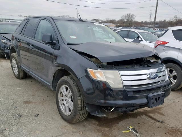 2FMDK36C18BB43964 - 2008 FORD EDGE SE BLACK photo 1