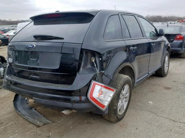 2FMDK36C18BB43964 - 2008 FORD EDGE SE BLACK photo 4