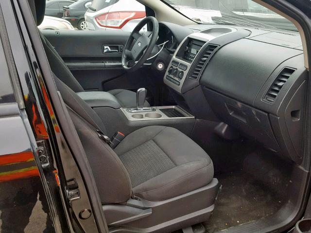 2FMDK36C18BB43964 - 2008 FORD EDGE SE BLACK photo 5