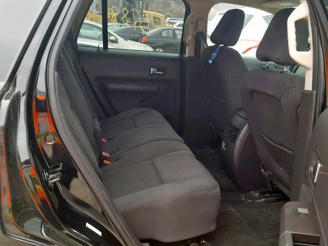 2FMDK36C18BB43964 - 2008 FORD EDGE SE BLACK photo 6