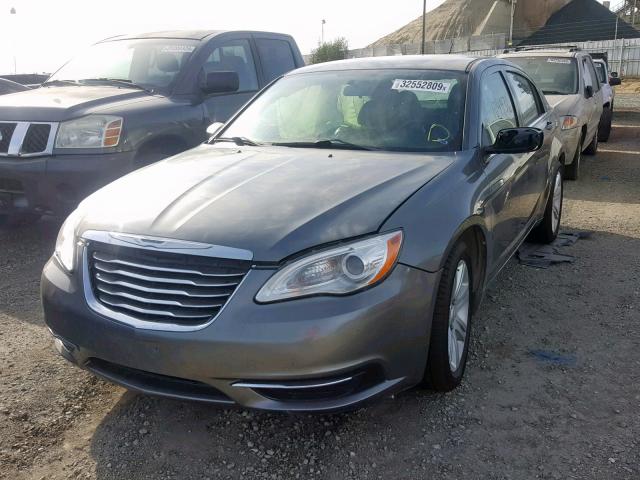 1C3CCBBB7DN734422 - 2013 CHRYSLER 200 TOURIN GRAY photo 2