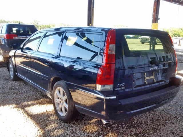 YV1SW592X52480336 - 2005 VOLVO V70 FWD BLACK photo 3