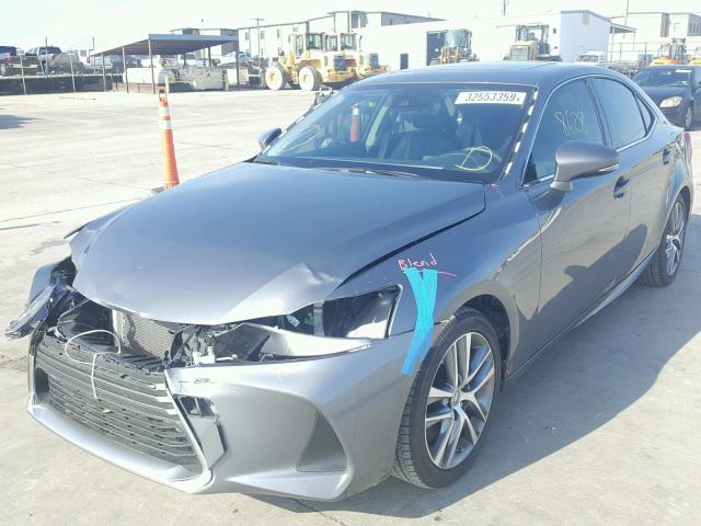 JTHBA1D21J5073503 - 2018 LEXUS IS 300 GRAY photo 2