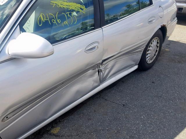 1G4HP54K824110647 - 2002 BUICK LESABRE CU SILVER photo 9