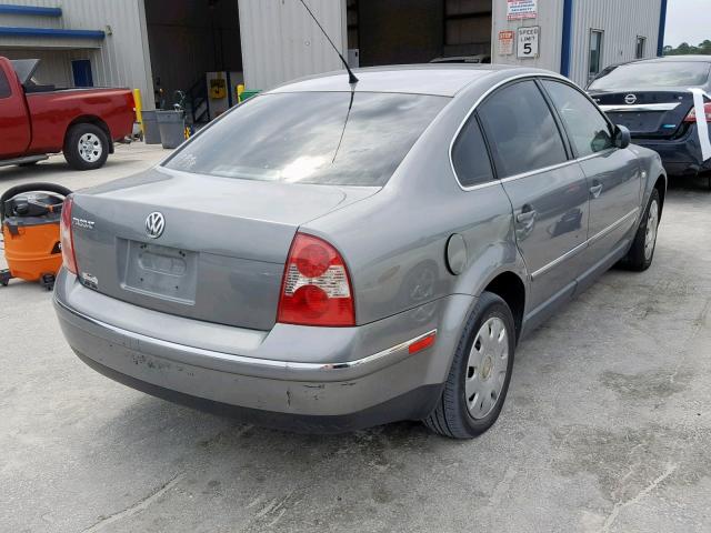 WVWMD63BX3P093143 - 2003 VOLKSWAGEN PASSAT GL GRAY photo 4