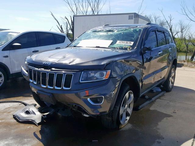 1C4RJEBT2EC141456 - 2014 JEEP GRAND CHER GRAY photo 2