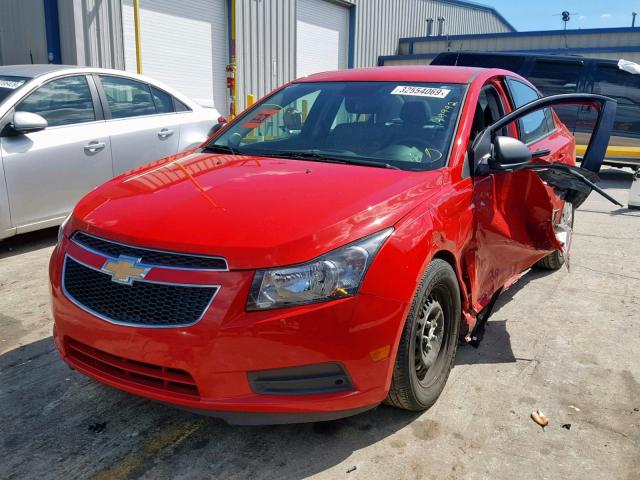 1G1PA5SH6E7470679 - 2014 CHEVROLET CRUZE LS RED photo 2