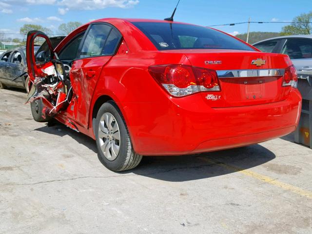 1G1PA5SH6E7470679 - 2014 CHEVROLET CRUZE LS RED photo 3