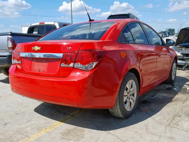 1G1PA5SH6E7470679 - 2014 CHEVROLET CRUZE LS RED photo 4