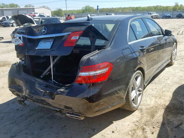 WDDHF5GB2BA515994 - 2011 MERCEDES-BENZ E 350 BLACK photo 4