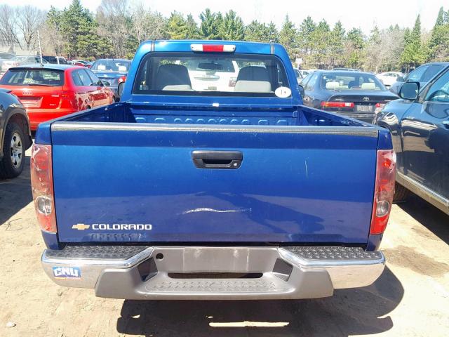 1GCCS148168287730 - 2006 CHEVROLET COLORADO BLUE photo 6