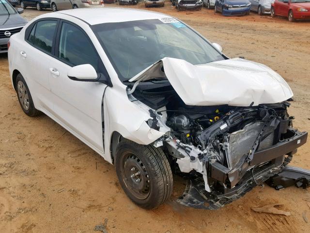 3KPA24AB1KE169797 - 2019 KIA RIO S WHITE photo 1