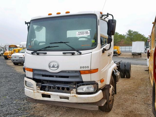 JNAA410H4BAR10240 - 2011 NISSAN DIESEL UD2600 WHITE photo 2