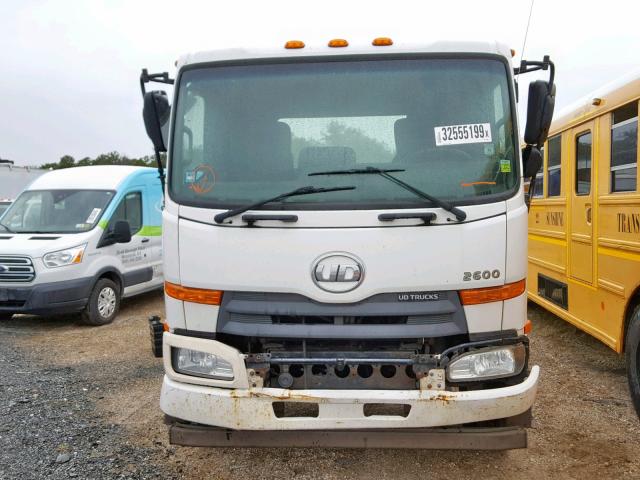 JNAA410H4BAR10240 - 2011 NISSAN DIESEL UD2600 WHITE photo 9