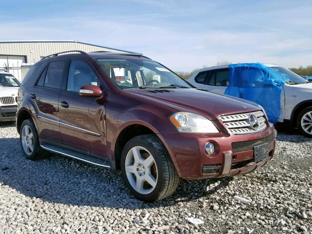 4JGBB72E48A354335 - 2008 MERCEDES-BENZ ML 550 MAROON photo 1