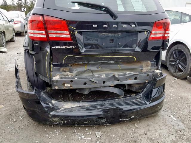 3C4PDCAB1FT699445 - 2015 DODGE JOURNEY SE BLACK photo 9